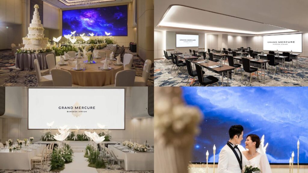 Grand Mercure Bangkok Atrium มีจอ LED ความละเอียดสูงระดับ 12K