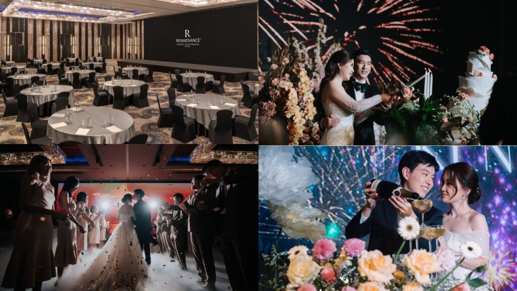 Renaissance Bangkok Ratchaprasong Hotel เติมเต็มวันวิวาห์ด้วยจอ LED ขนาดใหญ่