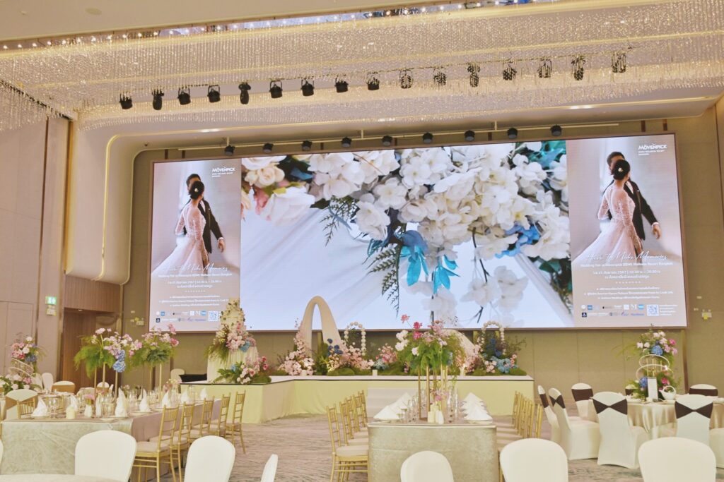 Movenpick BDMS Wellness Resort Bangkok สถานที่แต่งงานจอ LED
