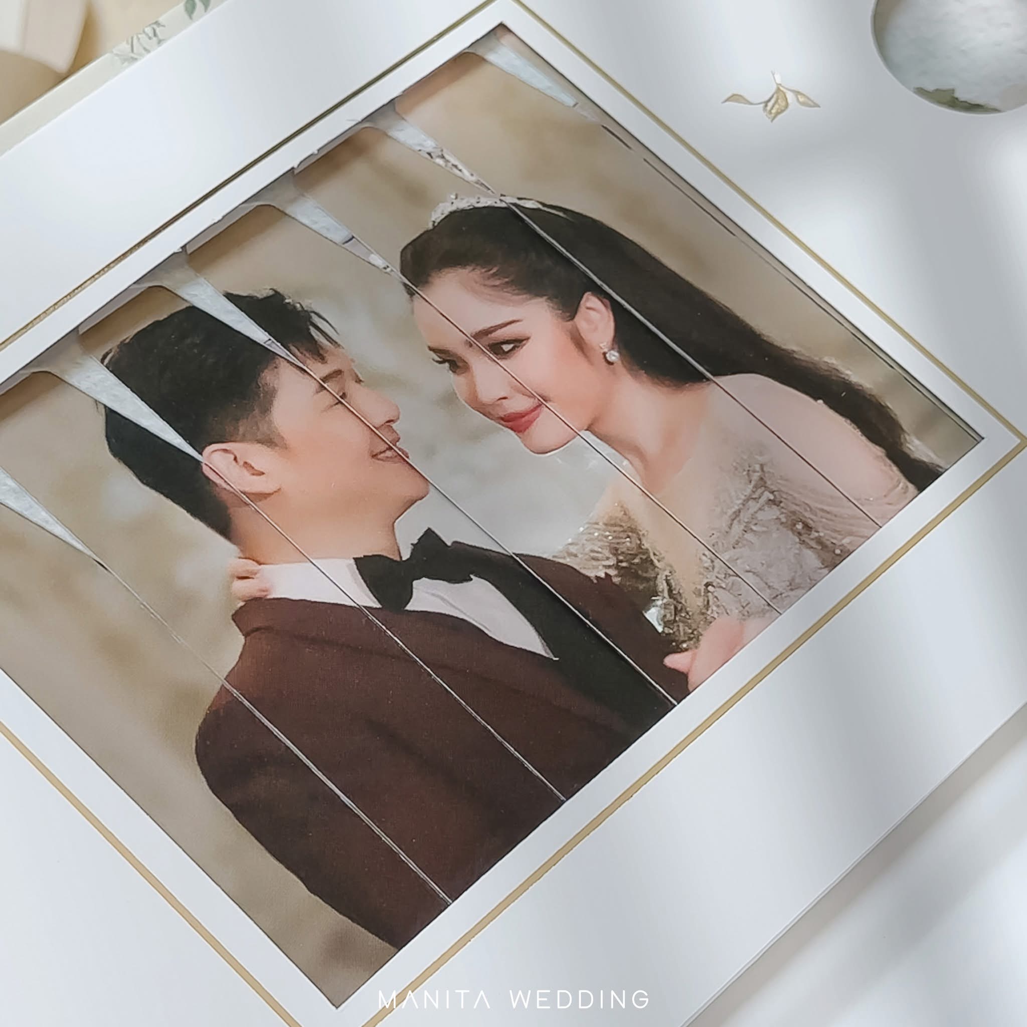 การ์ดแต่งงานดาราในแบบจั่วปัง