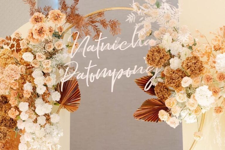 Madarose Wedding Backdrop