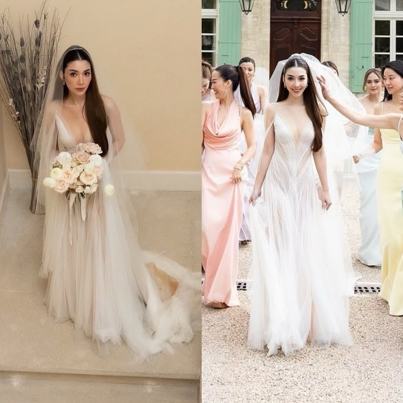 ชุดแต่งงานในสวนสุดเซ็กซี่แต่ยังซ่อนความละมุน