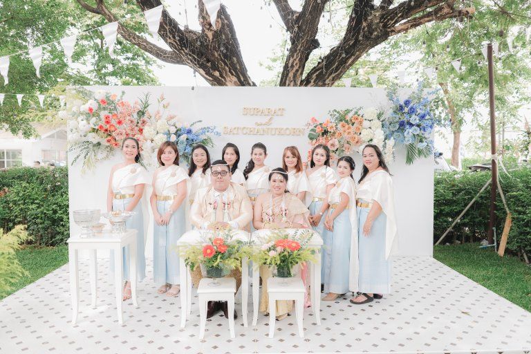 ธีมงานแต่งในสวนในบ้านกระจกสีขาว