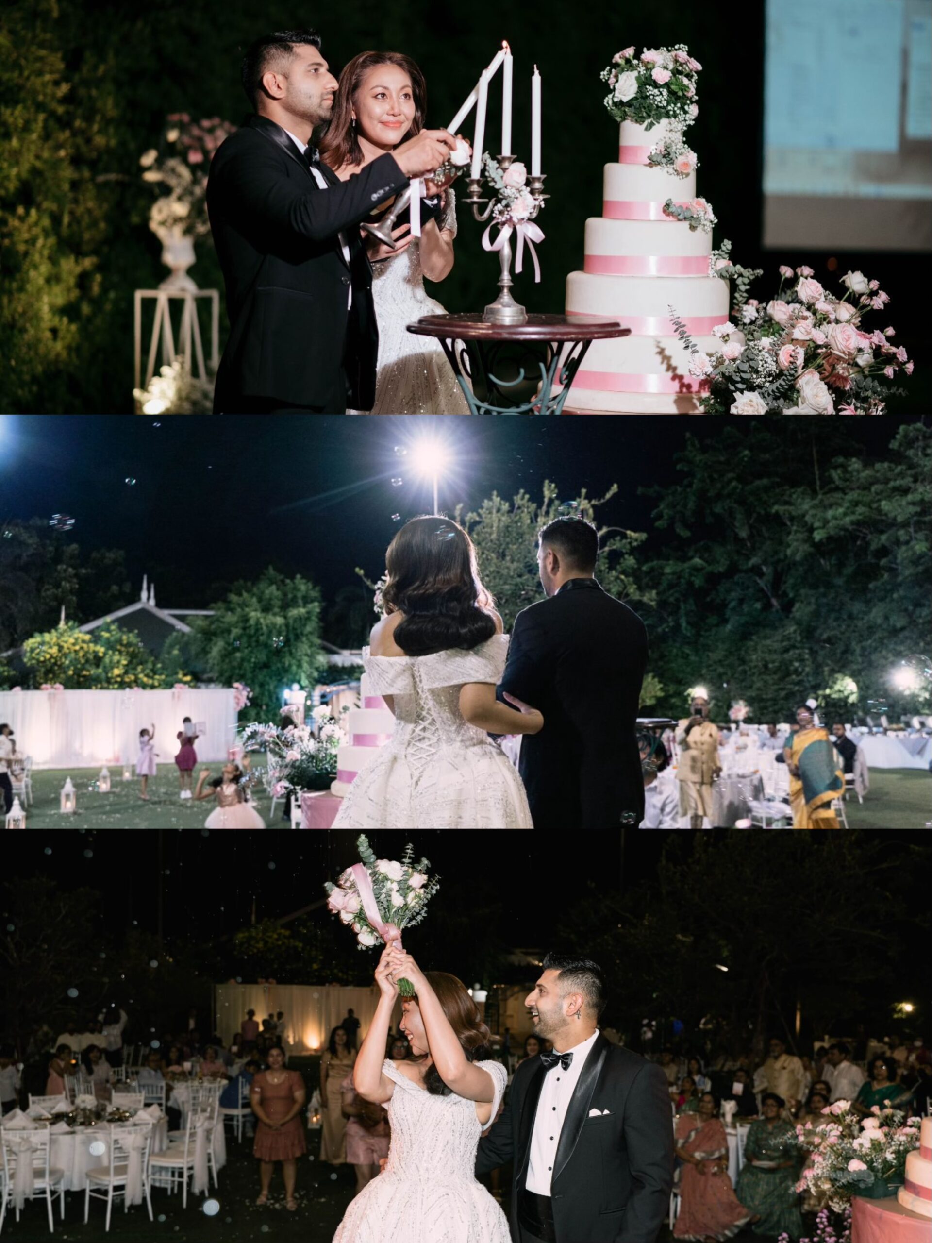 ไอเดียจัดงานแต่งในสวนโทนสีชมพูดสุดน่ารัก