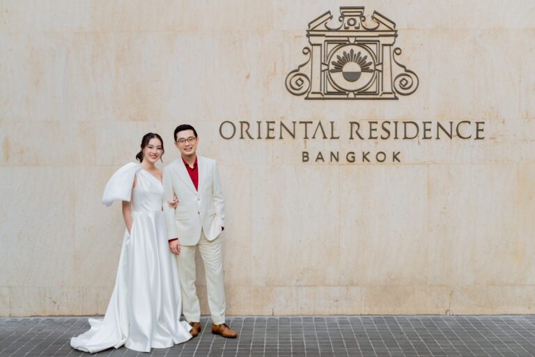 รีวิวแต่งงานของคู่รักสายอบอุ่น @Oriental Residence Bangkok