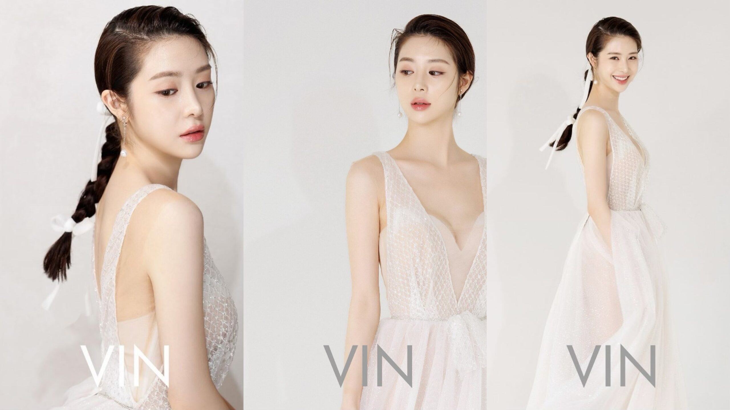 ทรงผมเจ้าสาวเกาหลีแบบถักเปีย