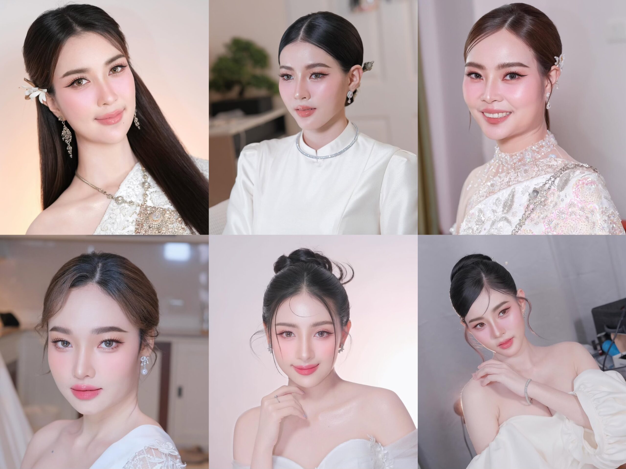 แต่งหน้าเจ้าสาวหวาน ๆ ในลุคสุดละมุน