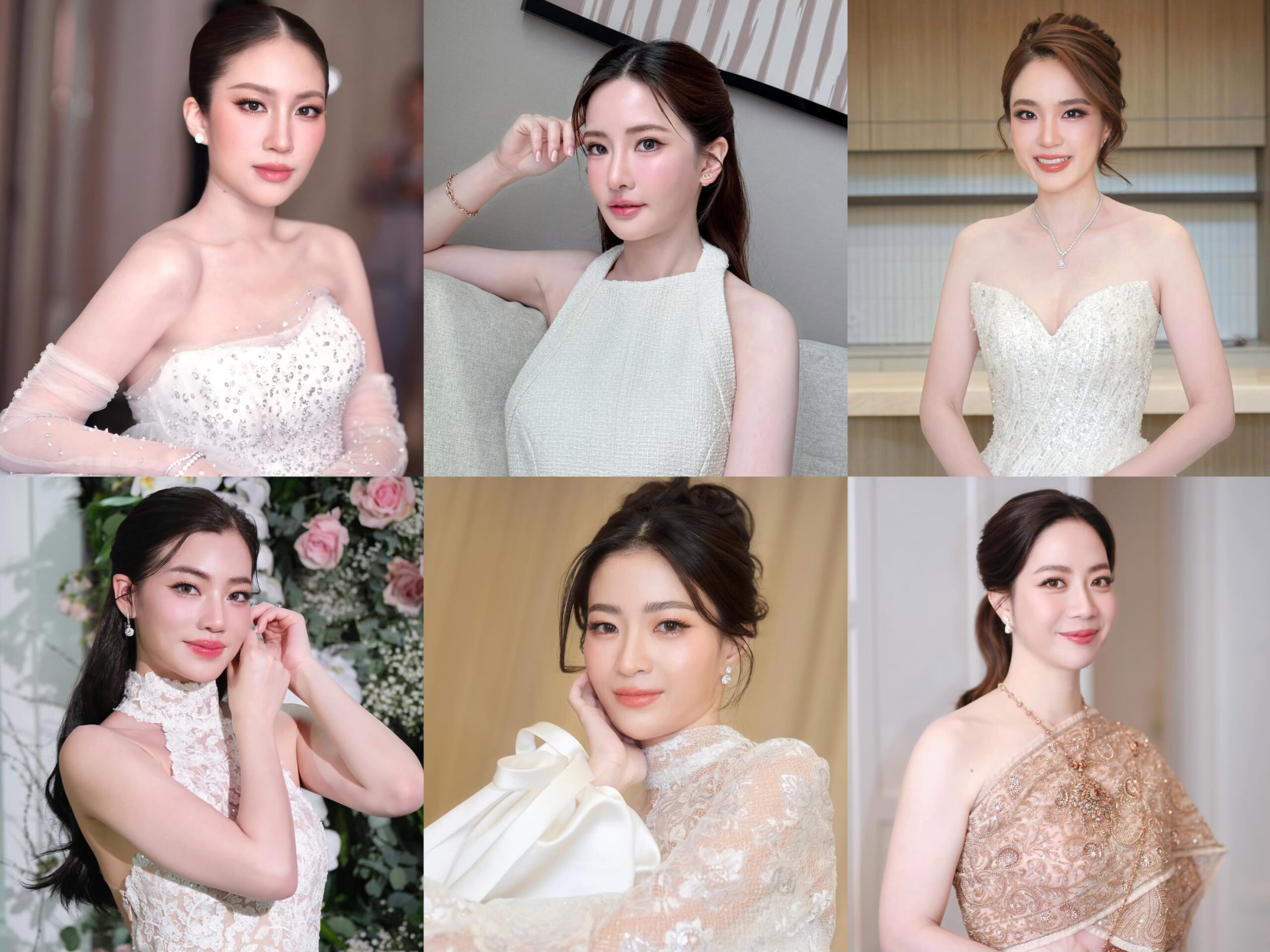 แต่งหน้าเจ้าสาวหวาน ๆ กับความละมุนของชุดไทยเจ้าสาว