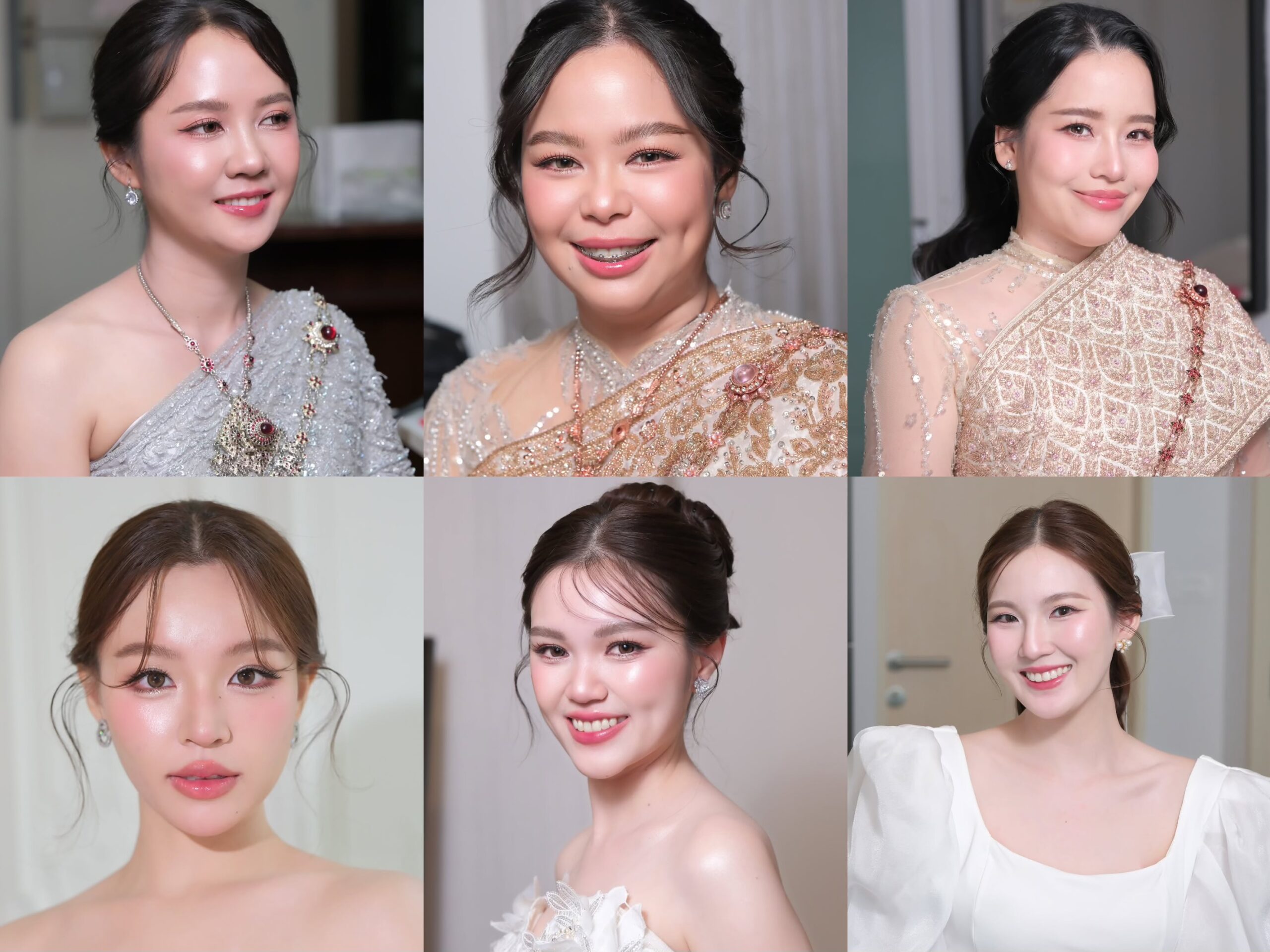 แต่งหน้าเจ้าสาวหวาน ๆ กับทีมช่างมืออาชีพ