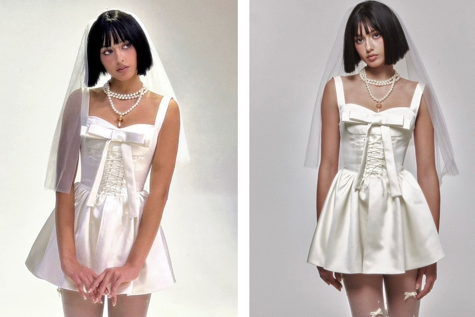 เวลเจ้าสาวมินิมอลกับทรงผมที่ช่วยให้ดูเด็กลง