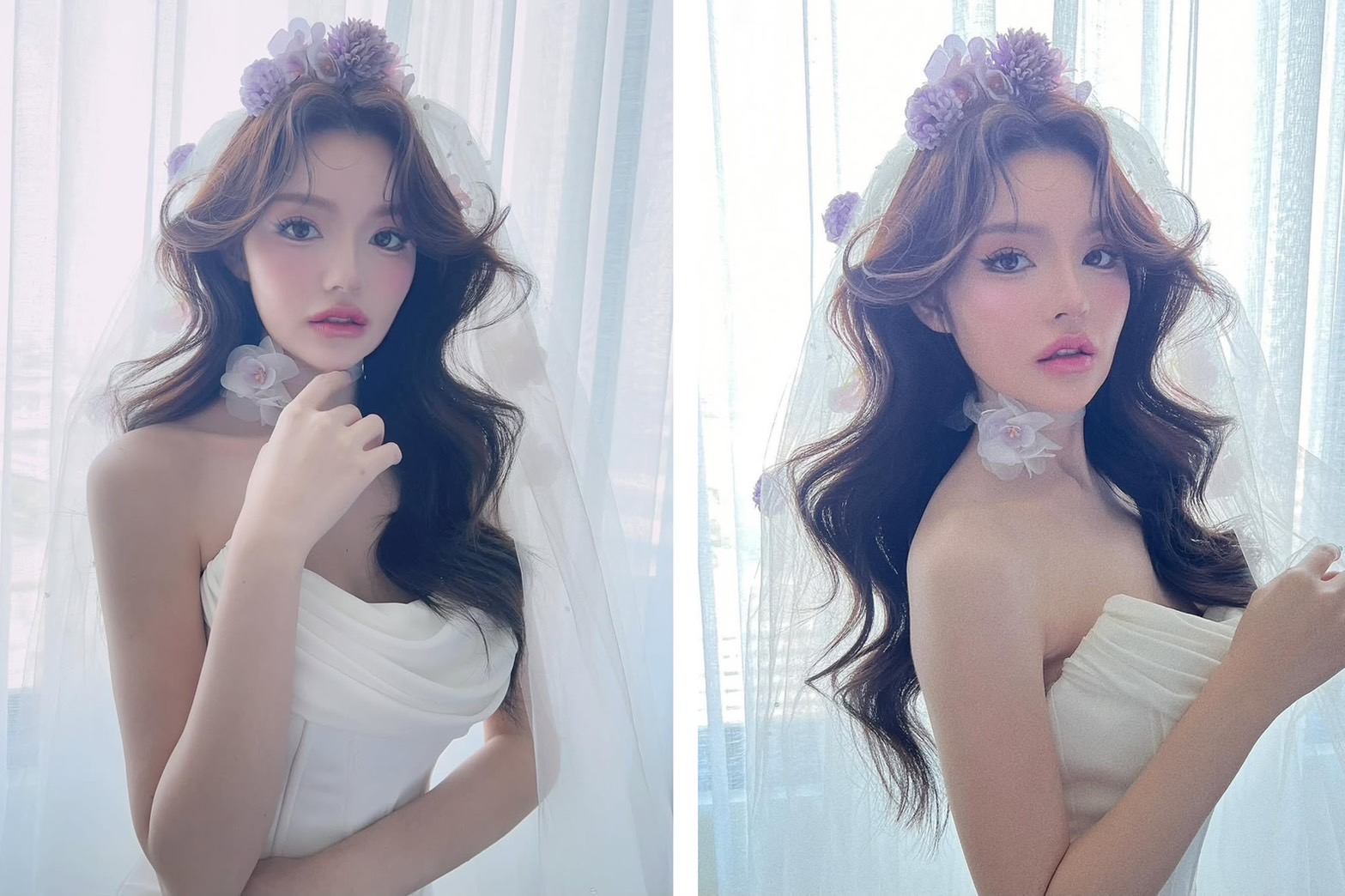 เวลติดผมเจ้าสาวในสไตล์เกาหลี