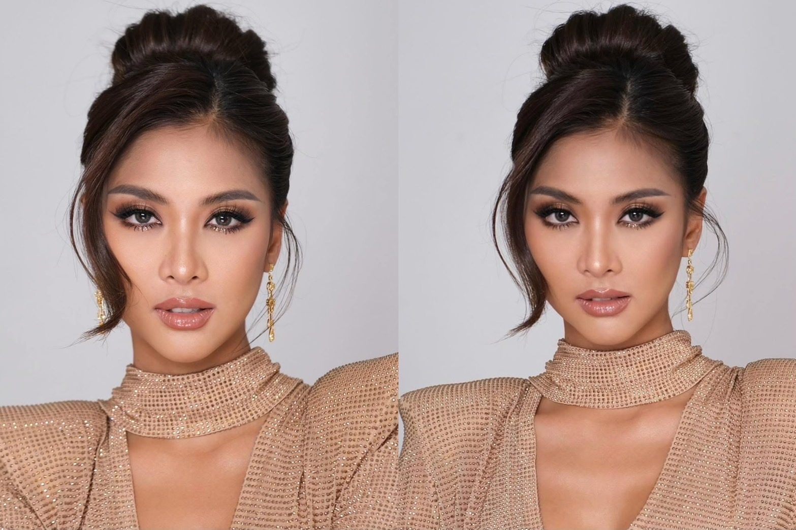 : แต่งหน้าเจ้าสาวผิวสองสีเน้นความคมชัด