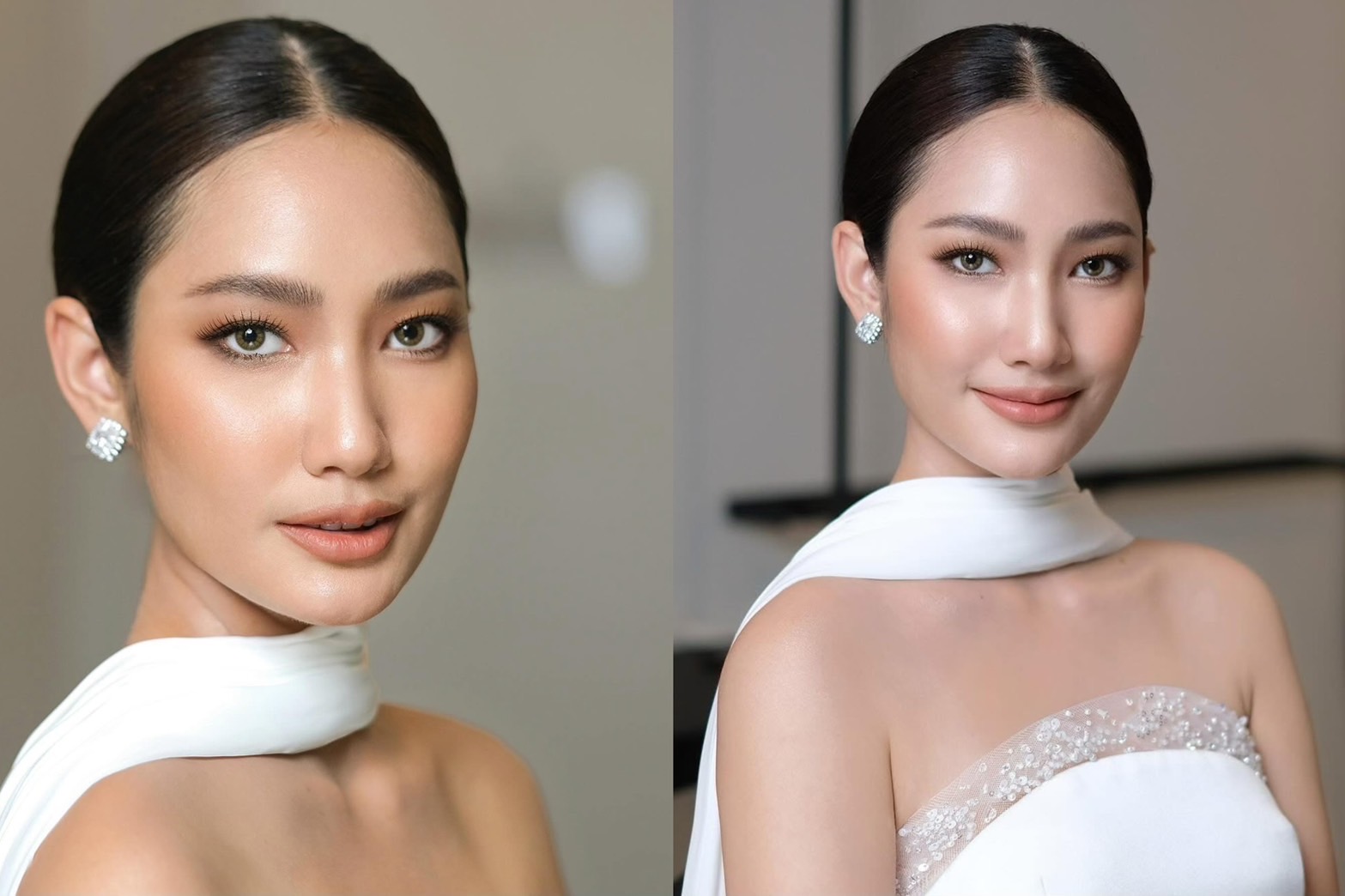 แต่งหน้าเจ้าสาวผิวสองสี ผิวแทนเน้นตาสุดฉ่ำ