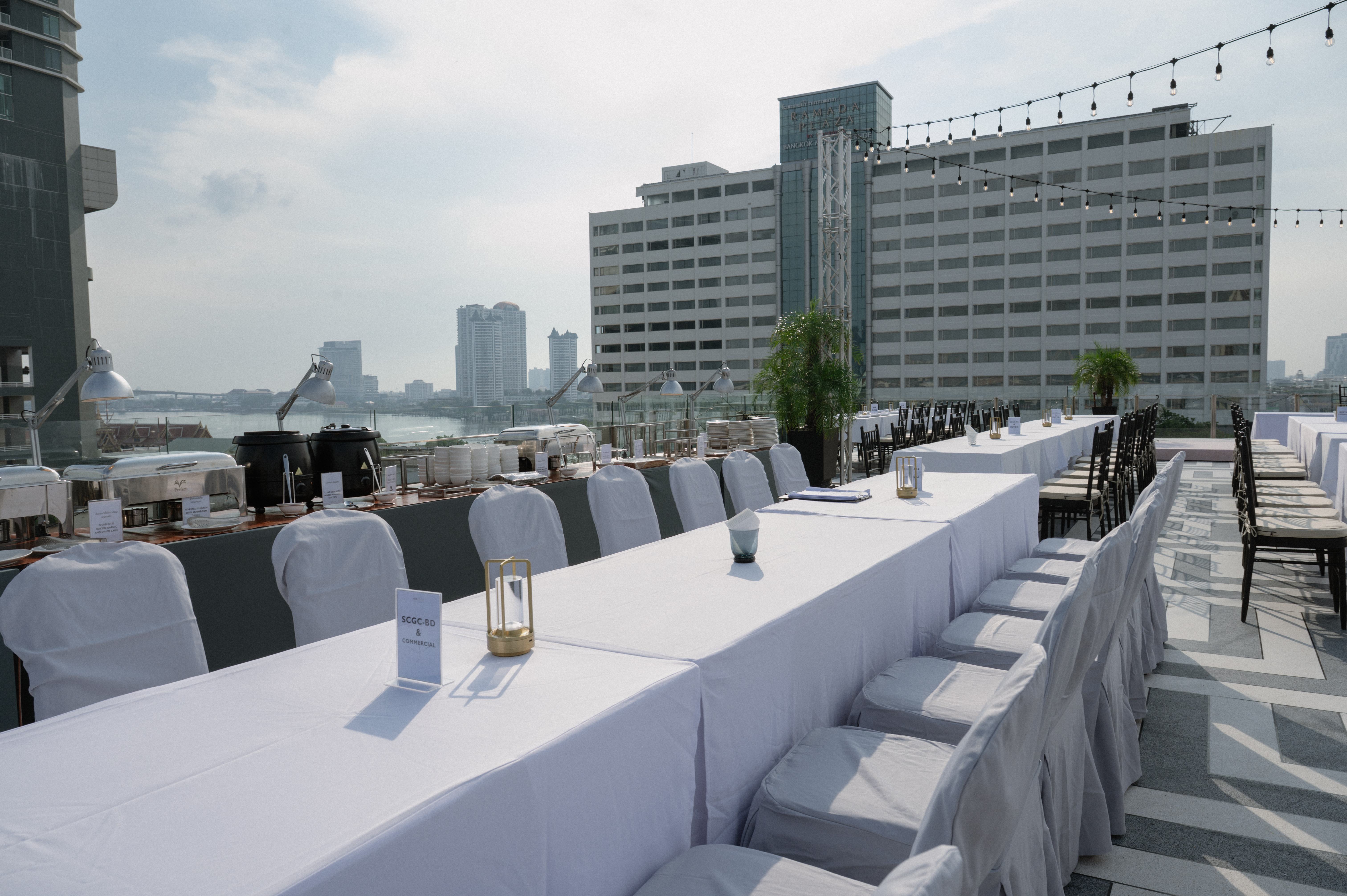 สถานที่จัดงานกลางแจ้งวิวสวย ณ Hotel Once Bangkok