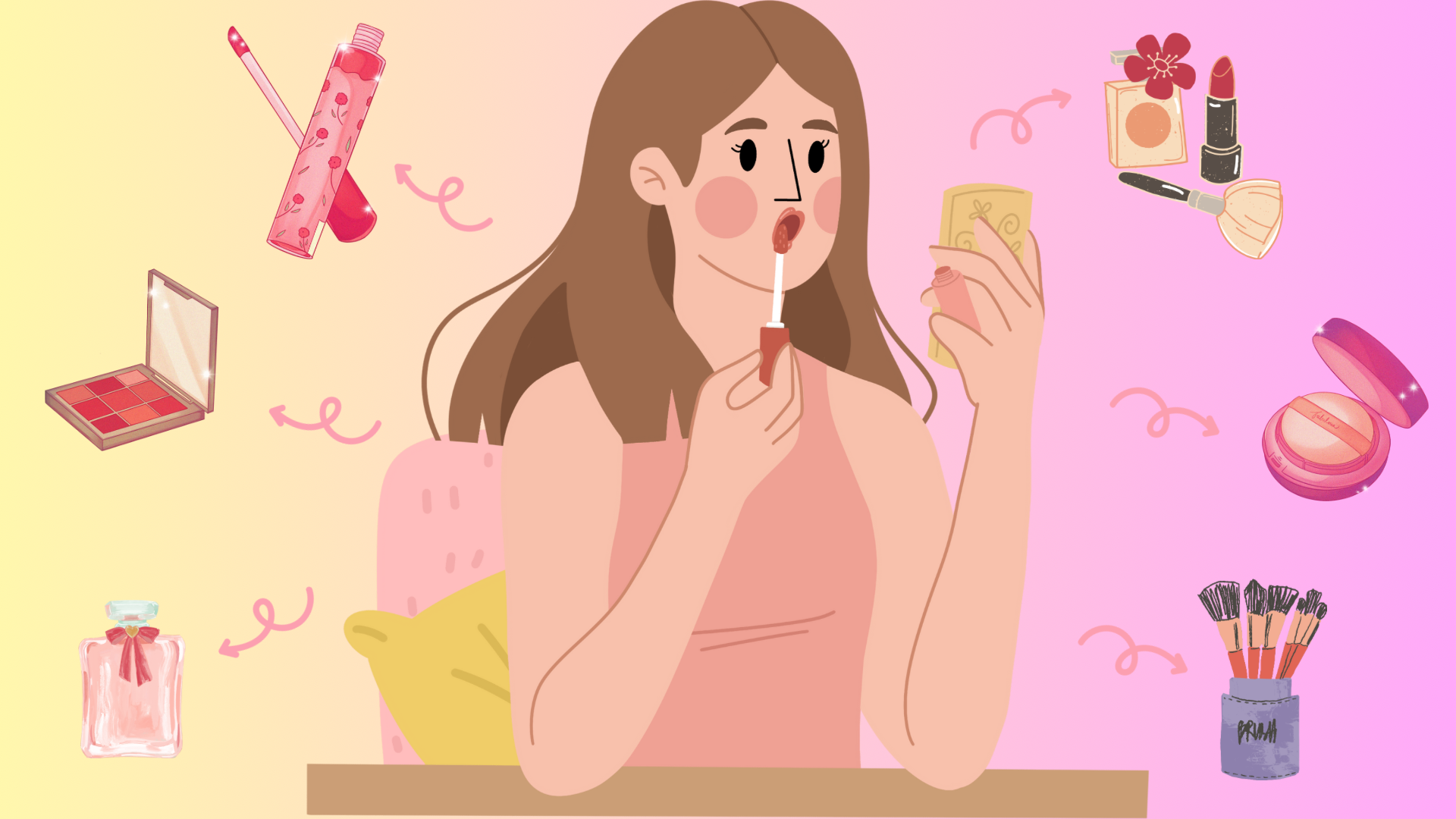 แต่งหน้าแบบฉ่ำวาวให้เข้ากับทรงผมเจ้าสาวเกาหลี