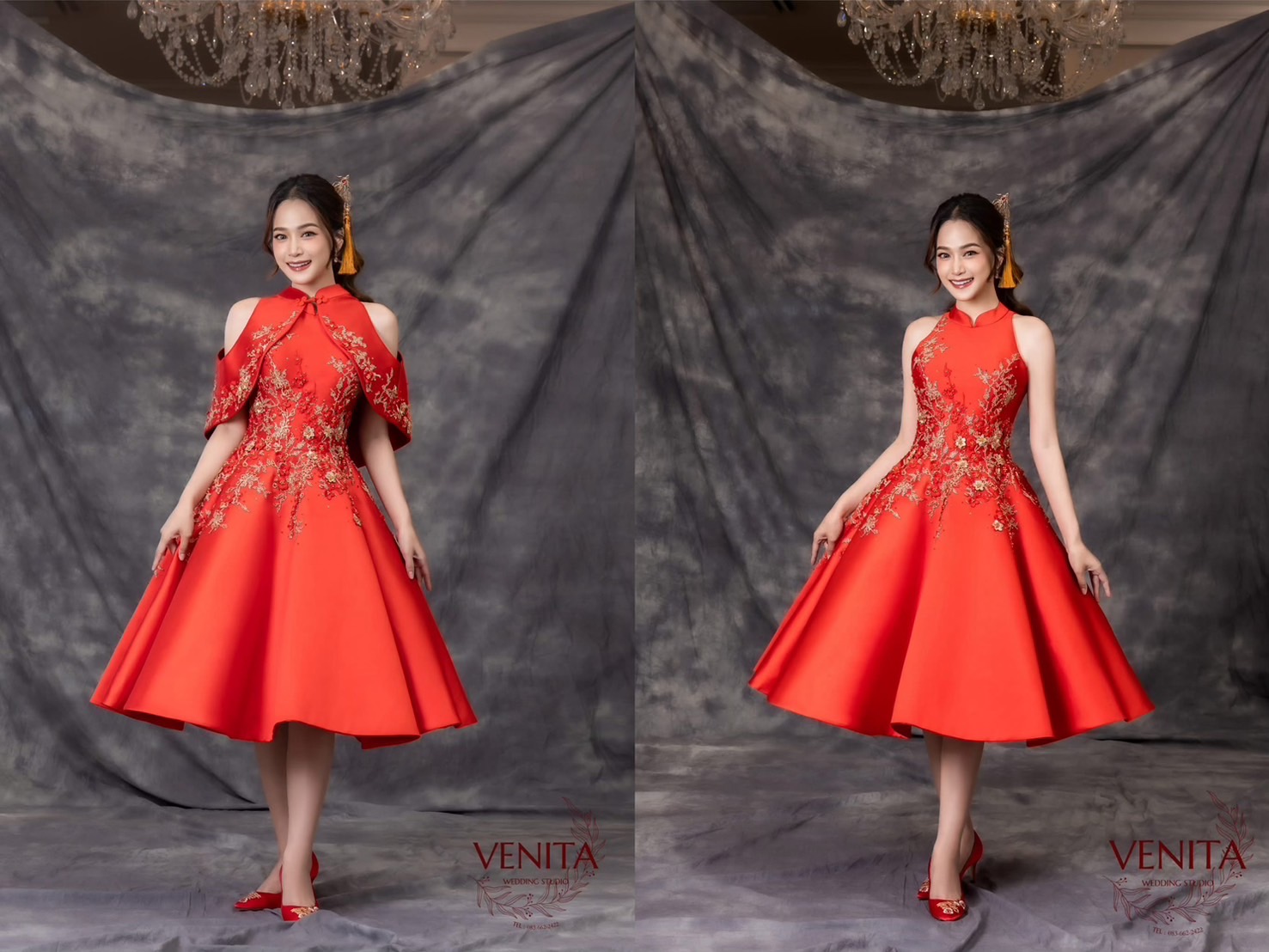 ชุดยกน้ำชาสีแดงช่วยขับผิว