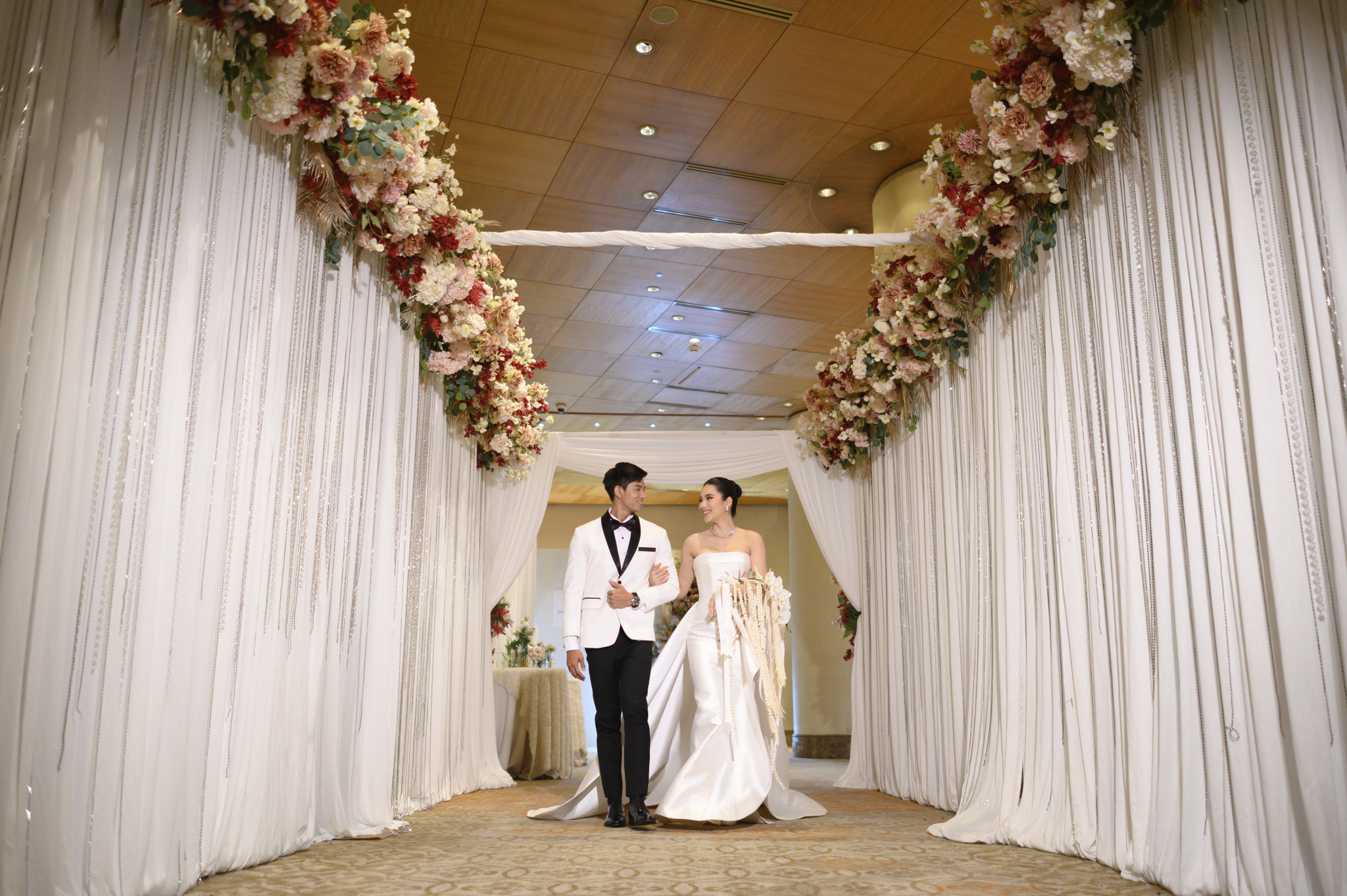 บรรยากาศงานแต่งที่สมบูรณ์แบบ ณ Sheraton Grande Sukhumvit