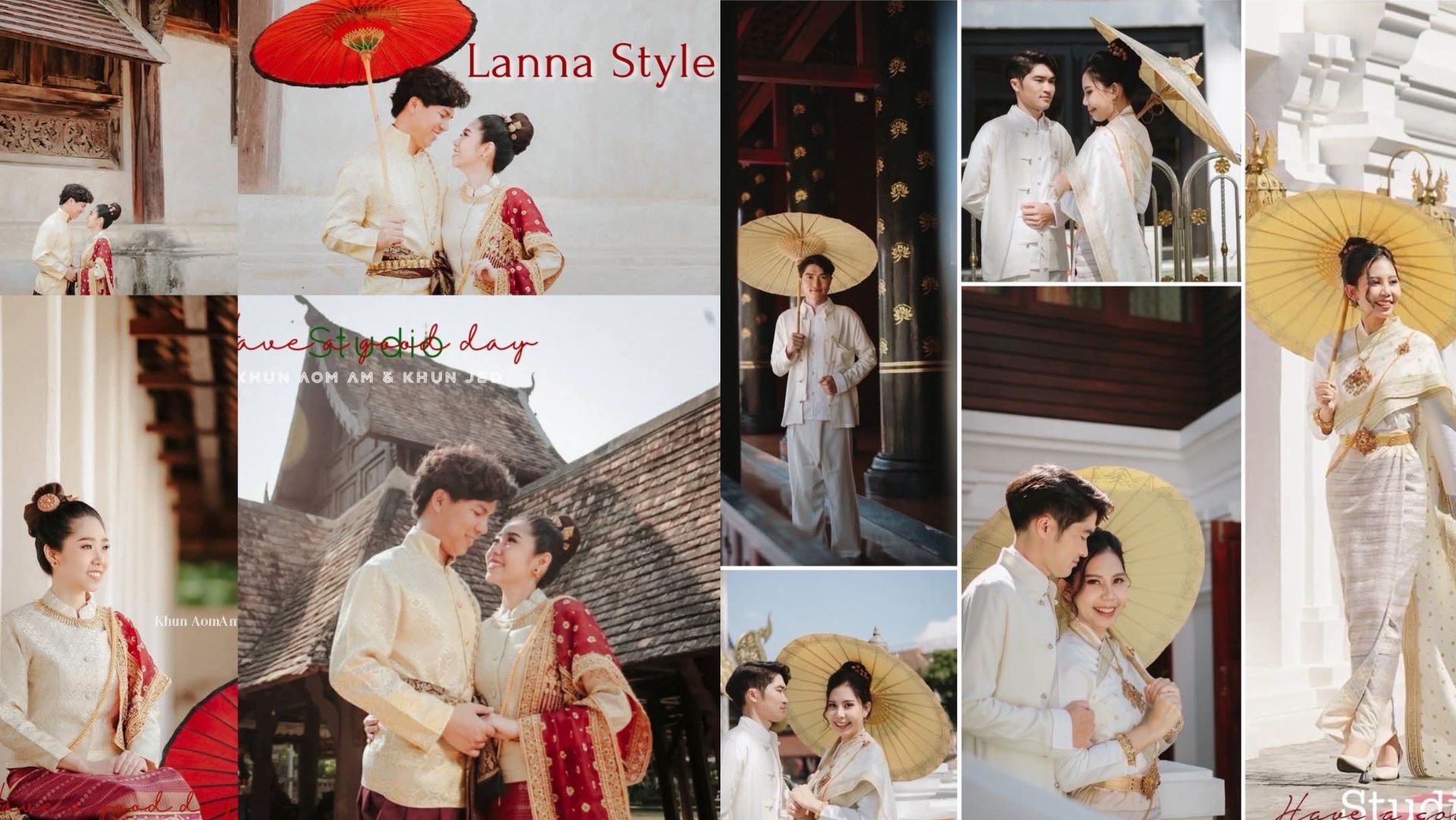 Wedding Have a good day ร้านชุดแต่งงานเชียงใหม่ที่เปิดเช่ายืมชุดหลากหลายดีไซน์