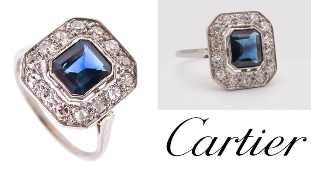 แบบแหวนแต่งงาน อาร์ตเดโค CARTIER รุ่น Art Deco 1930