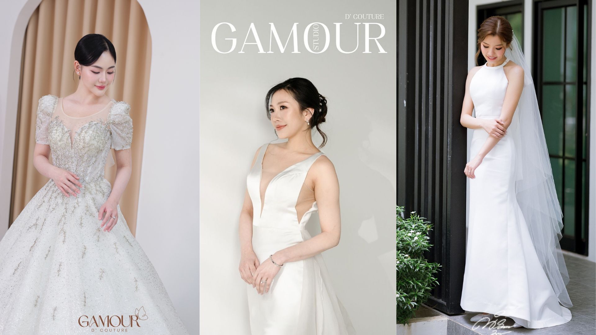 Gamour d'couture เชี่ยวชาญด้านการตัดชุดแต่งงานและชุดราตรี
