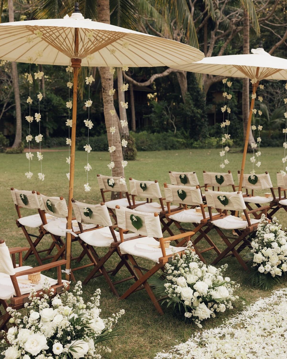 ธีมงานแต่งในสวนแบบเมืองเขตร้อน