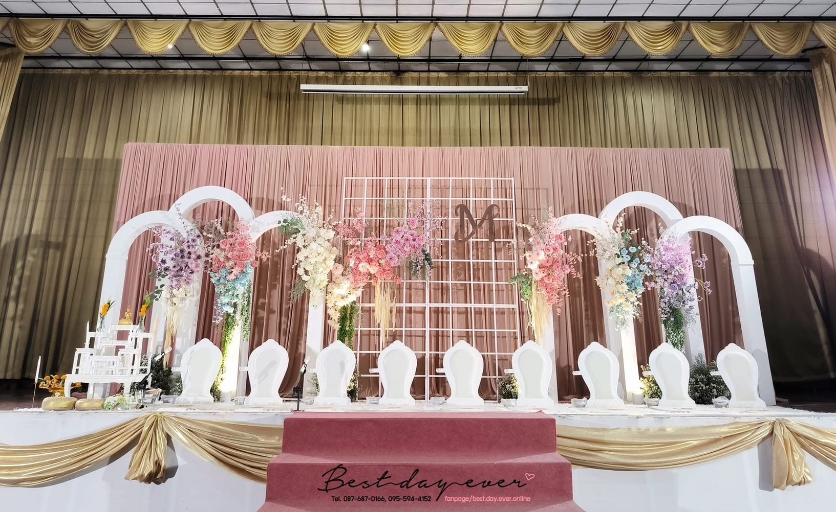 ฉากพิธีสงฆ์ที่เหมาะกับงานแต่งในโรงแรม