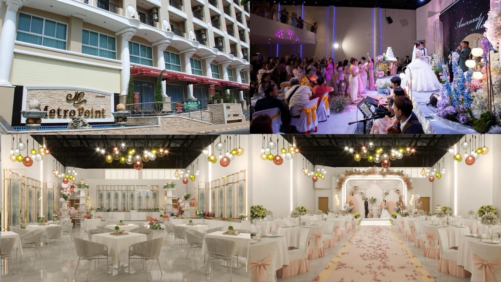 เมโทรพอยท์ กรุงเทพฯ เป็นโรงแรมระดับ 3 ดาว สถานที่จัดงานแต่งงาน บางกะปิ