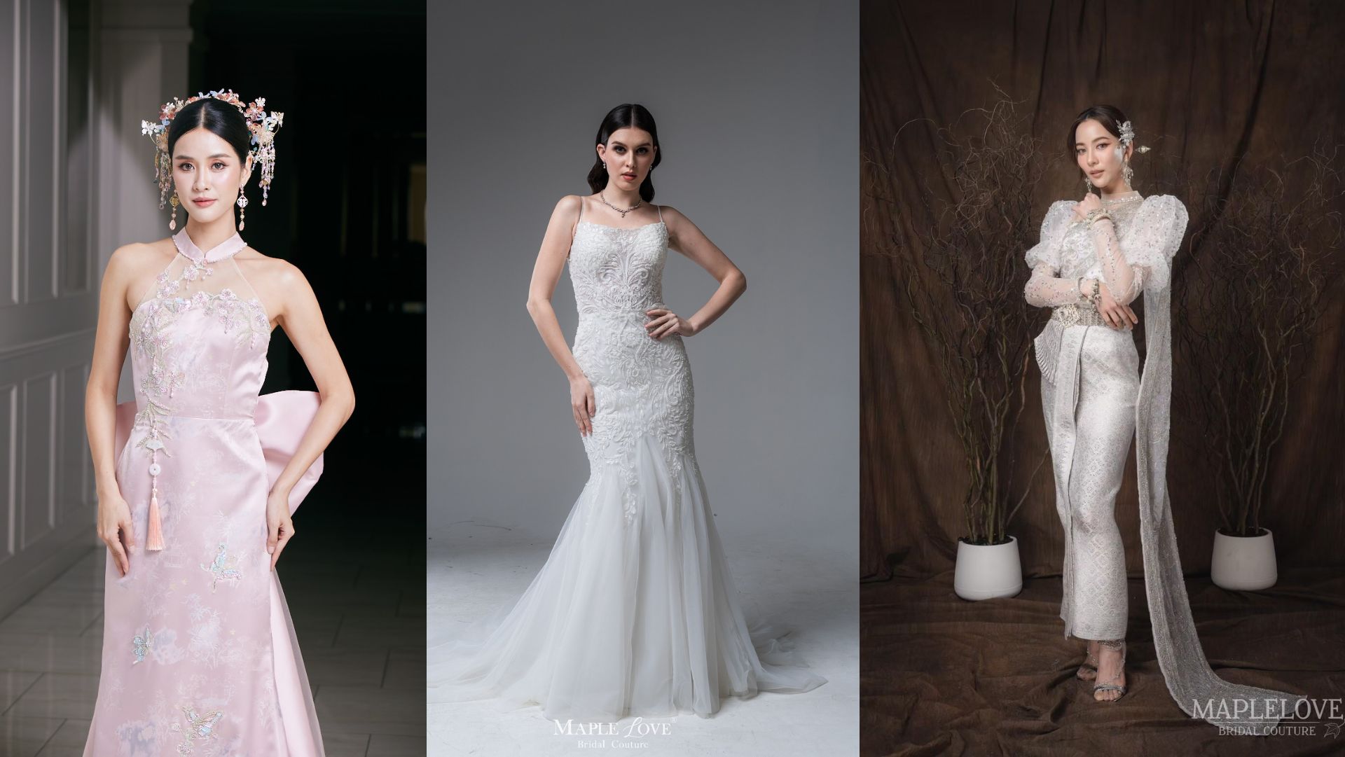 Maplelove Bridal Couture โดดเด่นด้วยชุดแต่งงาน เจ้าสาวสไตล์กูตูร์