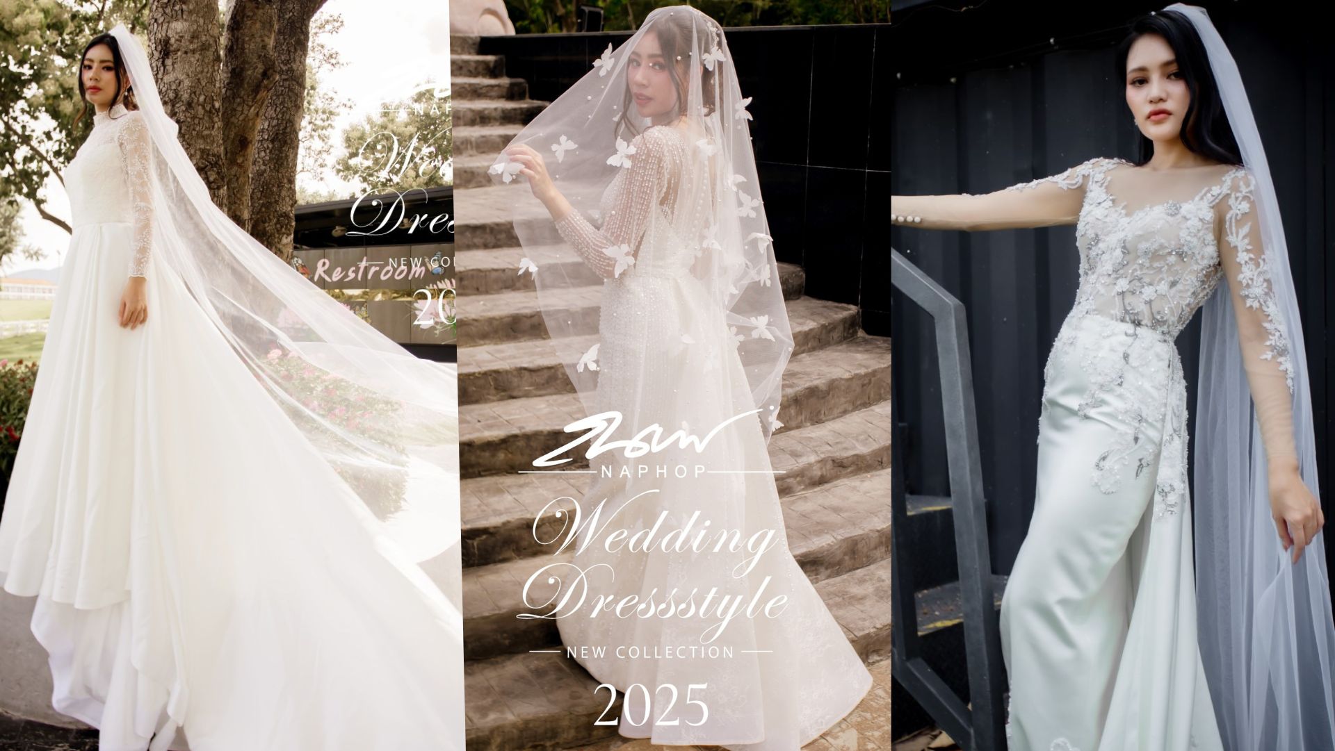 Naphop wedding dress style ชุดแต่งงาน เชียงใหม่ ที่รับตัด-เช่าชุดแต่งงาน