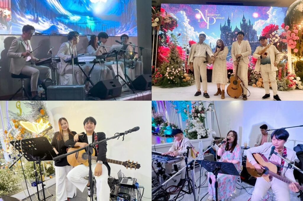 :The YOLO Band เป็นวงดนตรีงานแต่งงานและงานอีเวนต์
