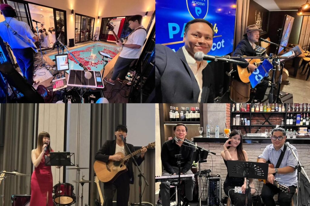 Meeprom Band วงดนตรีงานแต่ง ขึ้นชื่อเรื่องการร้องและดนตรีที่เต็มไปด้วยอารมณ์ 
