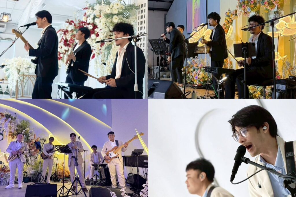 Pink Velvet Band วงดนตรีงานแต่งแนว Acoustic, Pop, Jazz, และ Funk 
