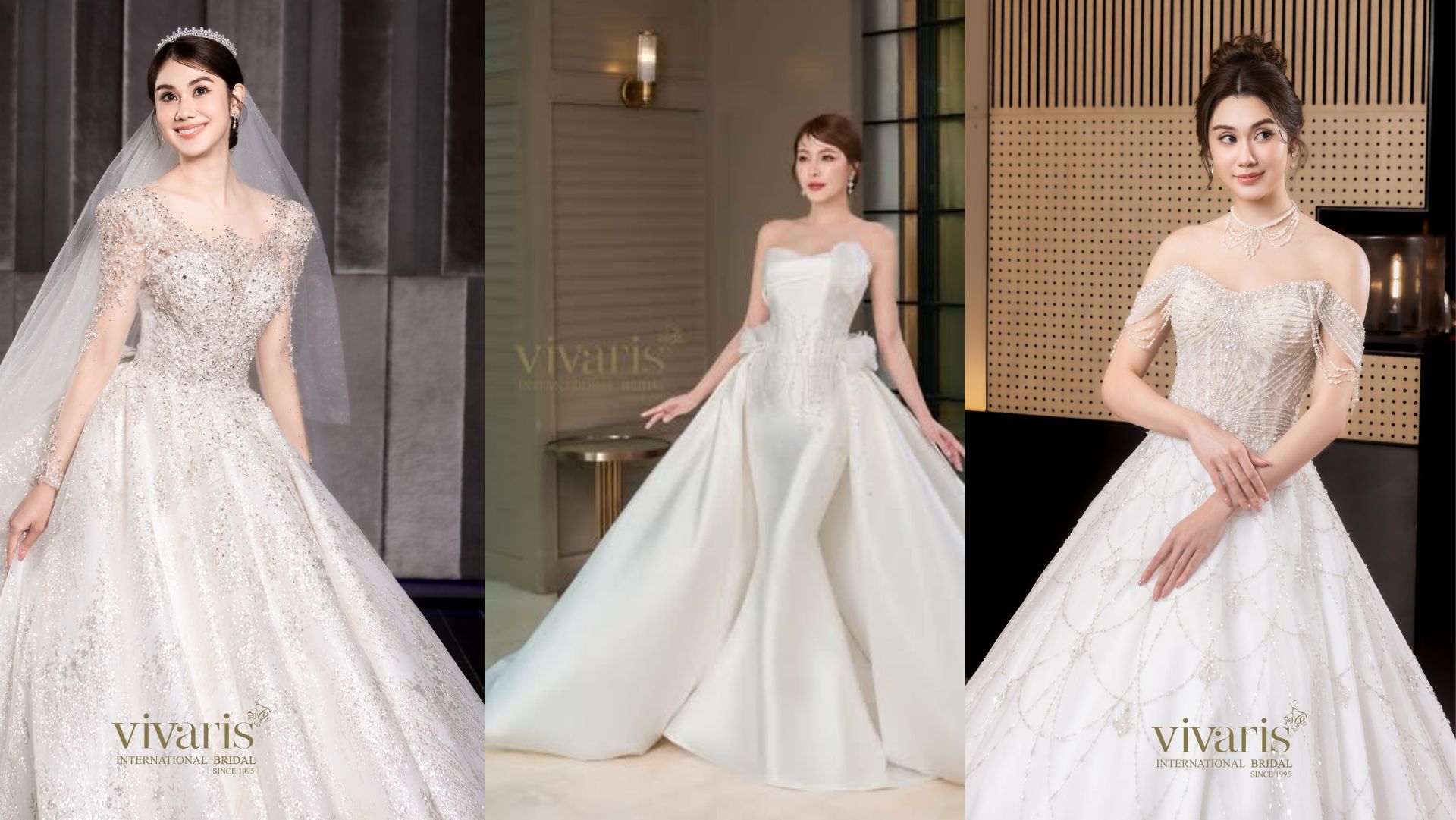 Vivaris International Bridal ให้บริการเช่าชุดแต่งงาน เจ้าสาว