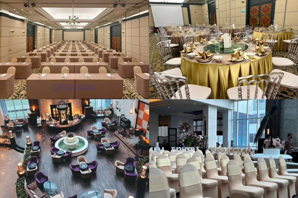 Centara Hotel Hat Yai สถานที่จัดงานแต่งงานสงขลา ที่โดดเด่นด้วยห้องจัดเลี้ยง