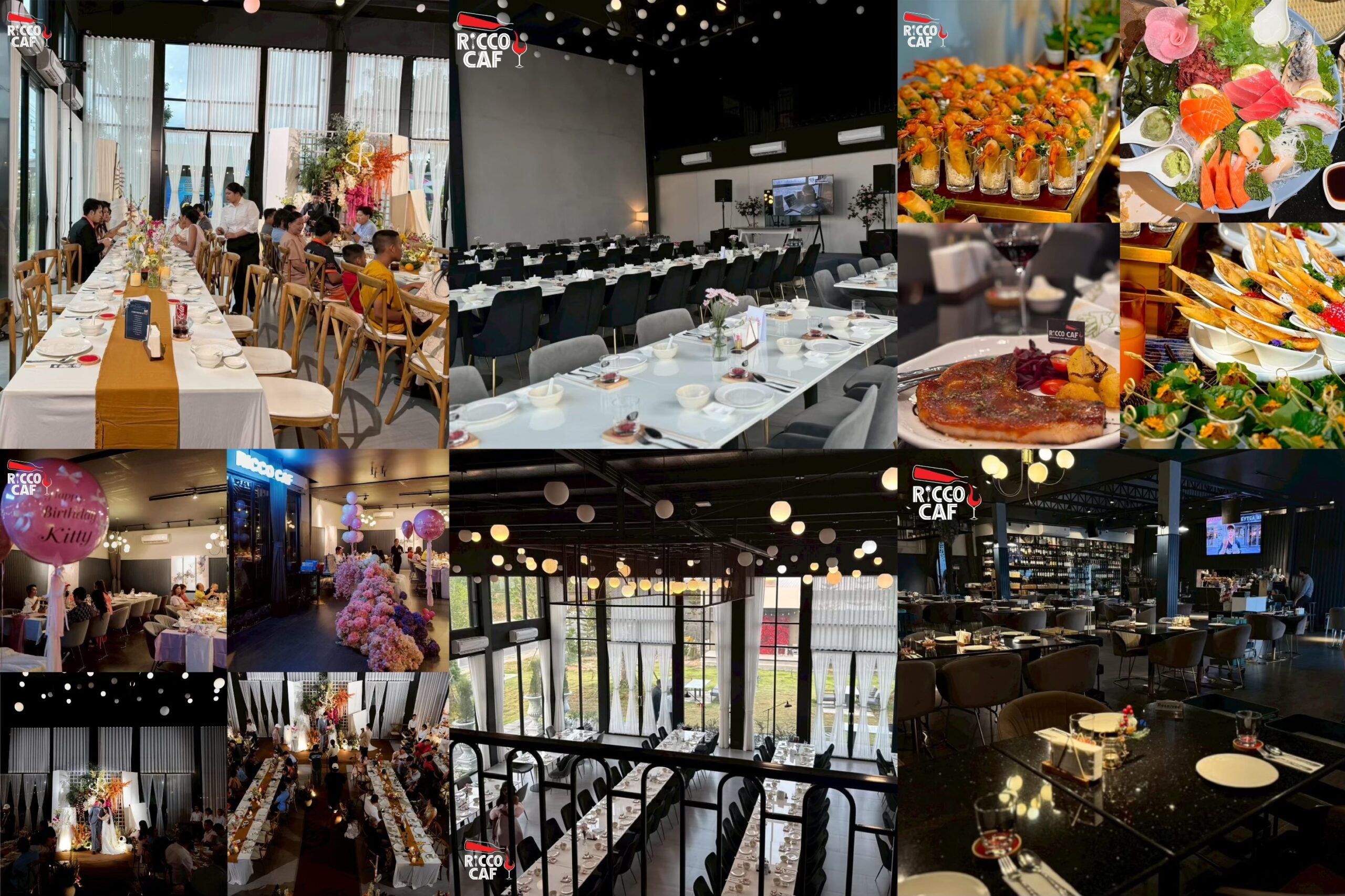 สถานที่จัดงานแต่งงานอุบลราชธานีร้านอาหาร RICCO CAF