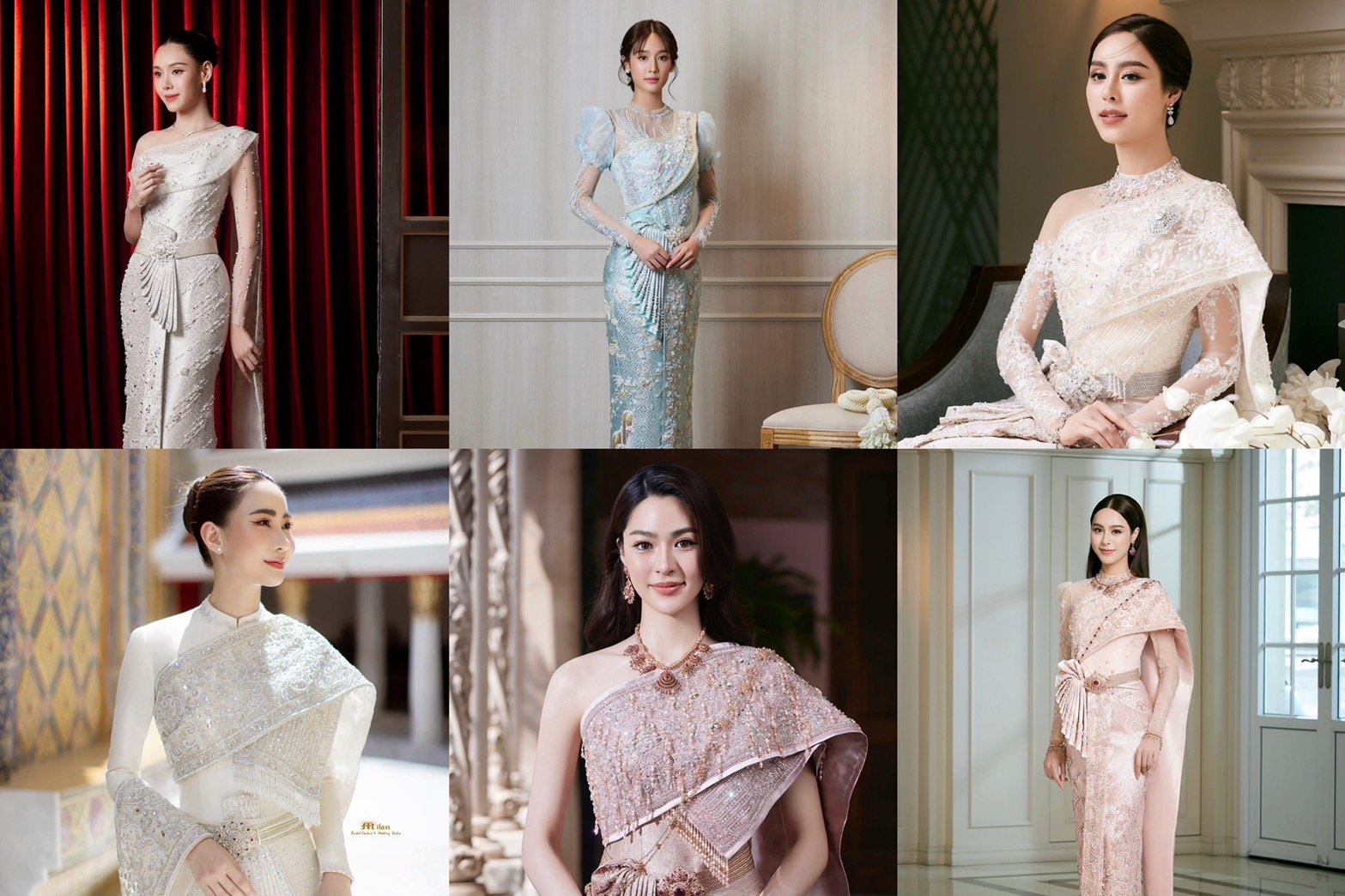 ร้านชุดไทยจิตรลดา ร้าน Milan Bridal Couture & Wedding Studio