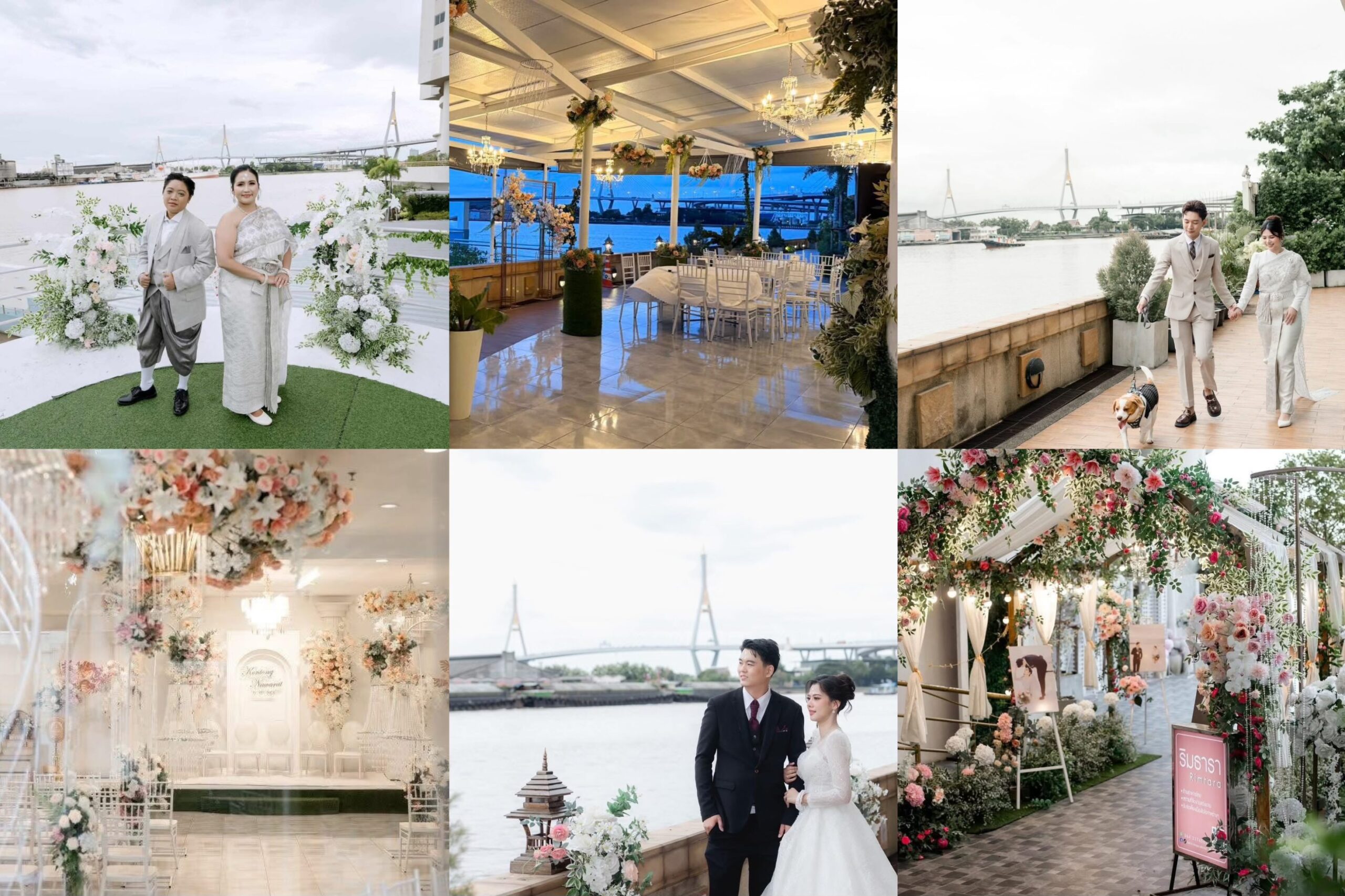 สถานที่แต่งงานริมแม่น้ำ Rimtara พระราม 3