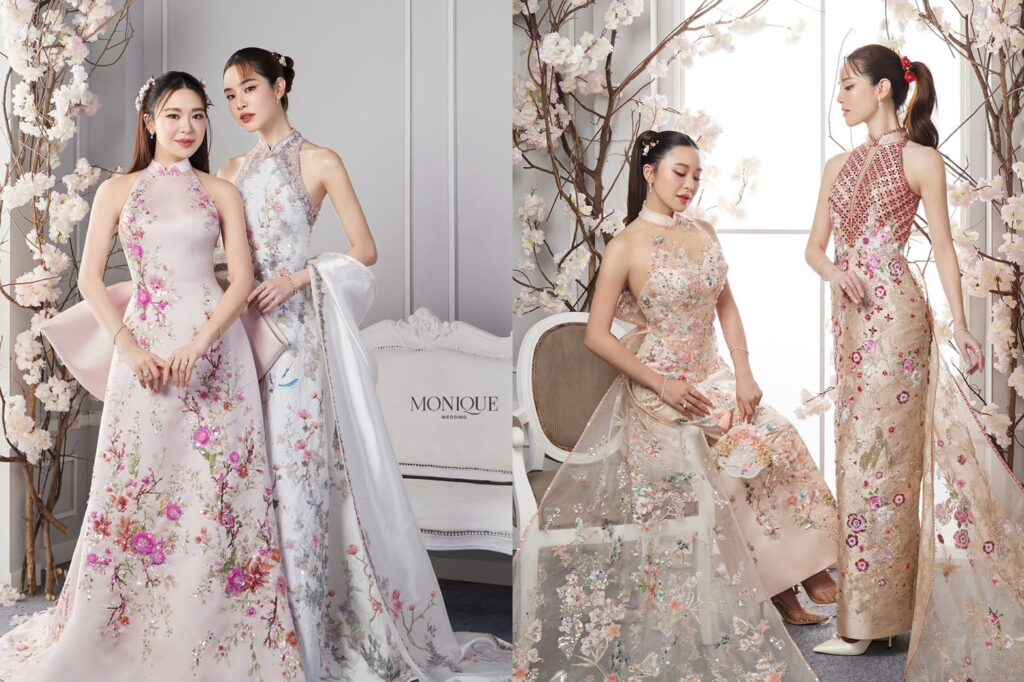 Monique Wedding ร้านชุดกี่เพ้าที่ดีไซน์สวยหวาน