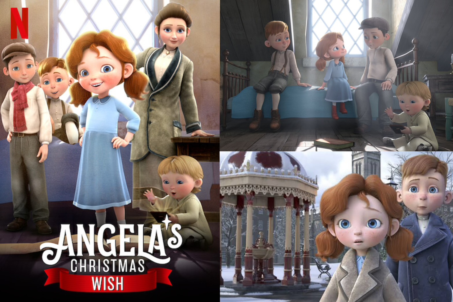 Angela's Christmas (2020) ​หนังการ์ตูน Netflix ภาคต่ออันอบอุ่นหัวใจ