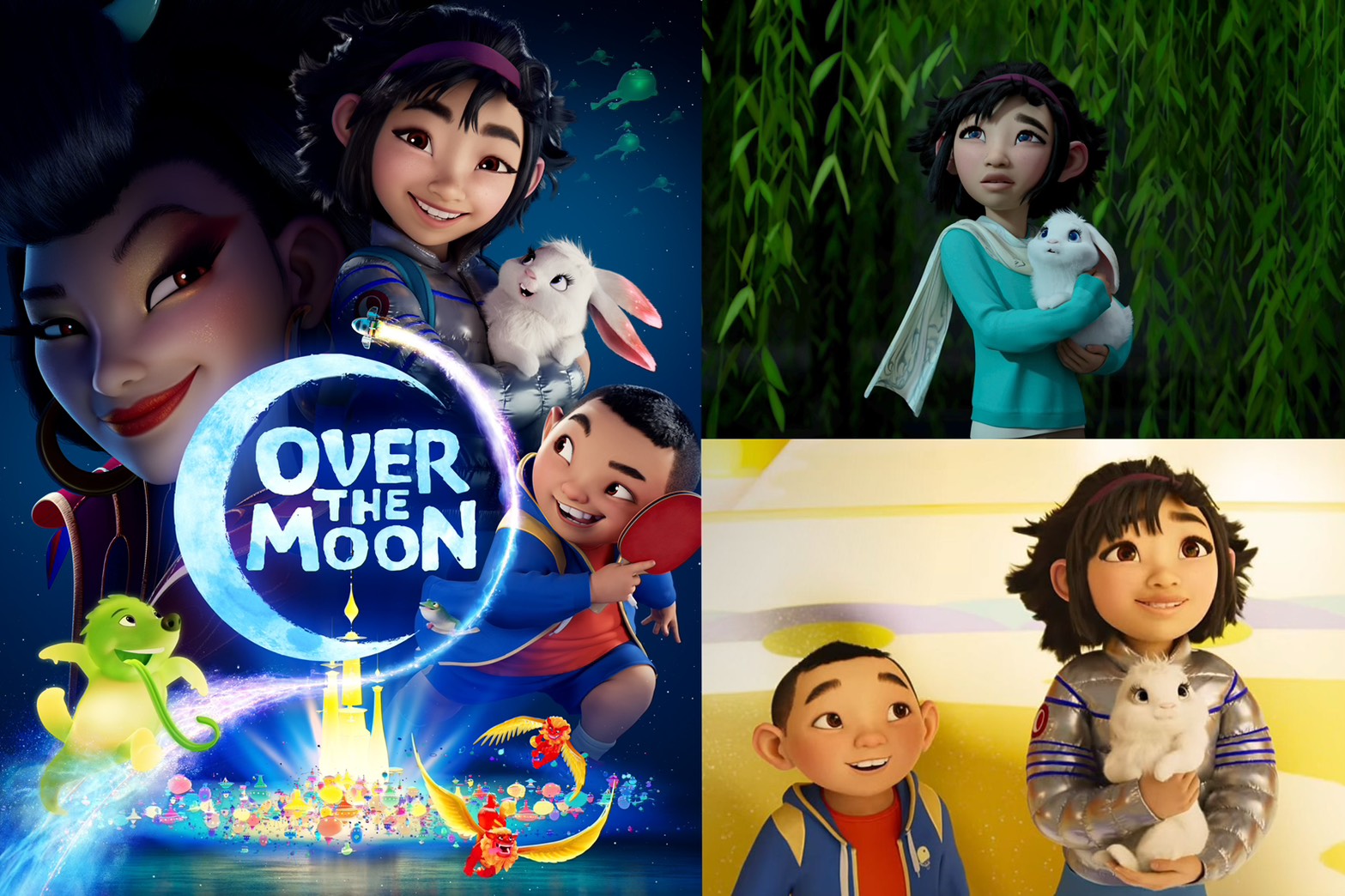 Over The Moon (2020) หนังการ์ตูน Netflix แนวผจญภัยและครอบครัว
