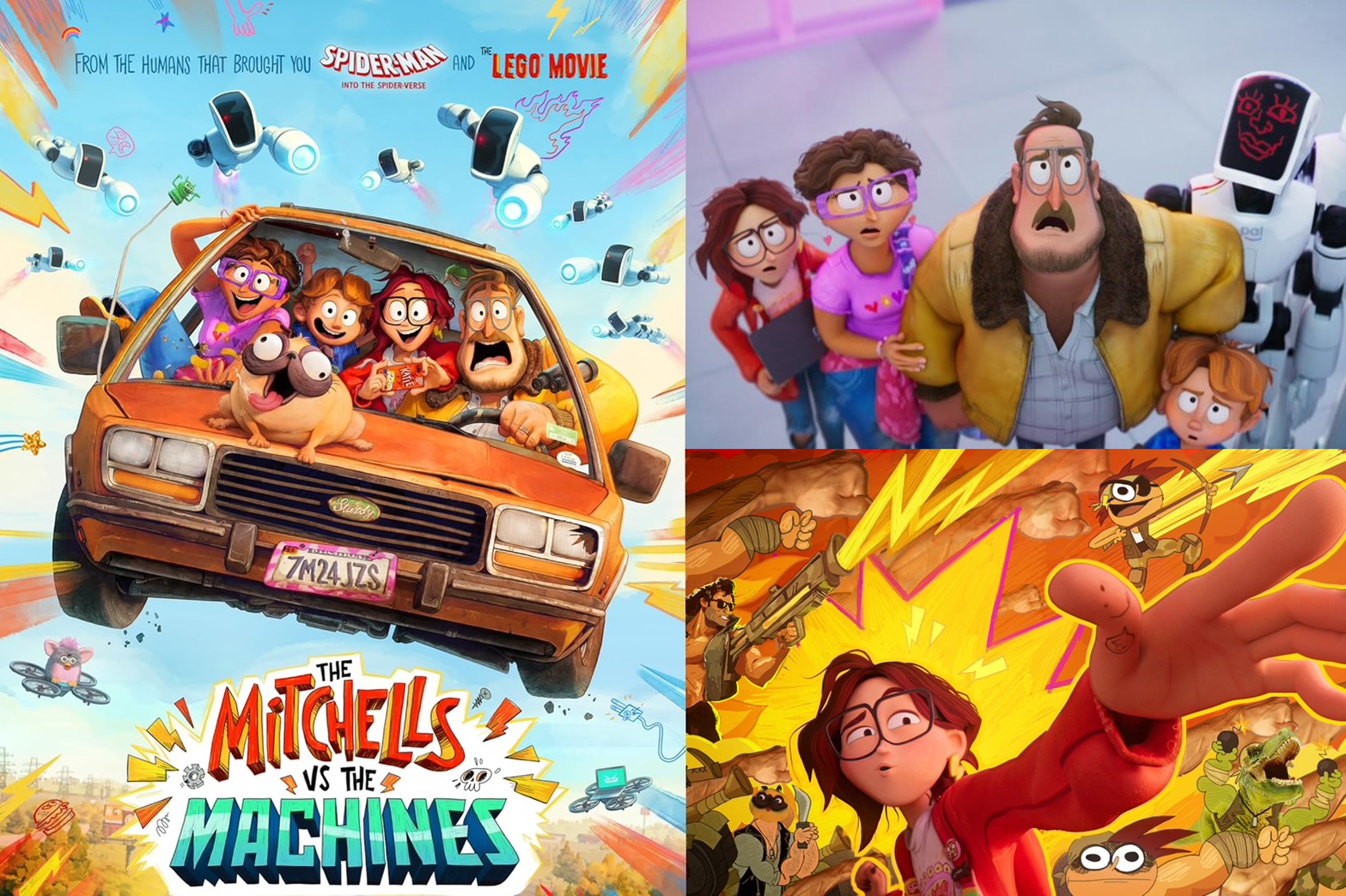 The Mitchells vs. the Machines (2021) หนังการ์ตูนสนุกๆ  แนวผจญภัยและครอบครัว
