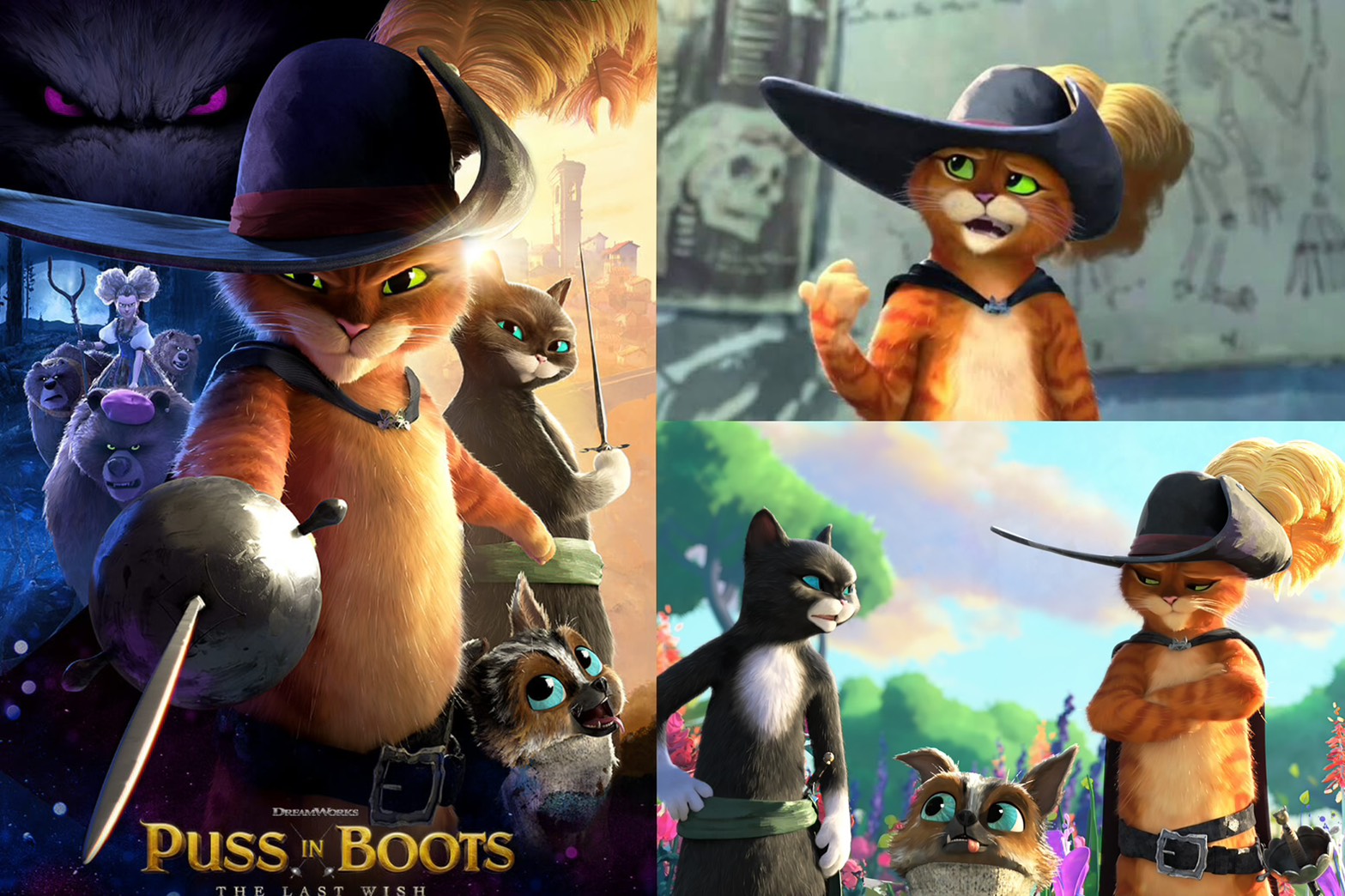 Puss in Boots: The Last Wish (2022) หนังการ์ตูนสนุกๆ  แนวผจญภัย
