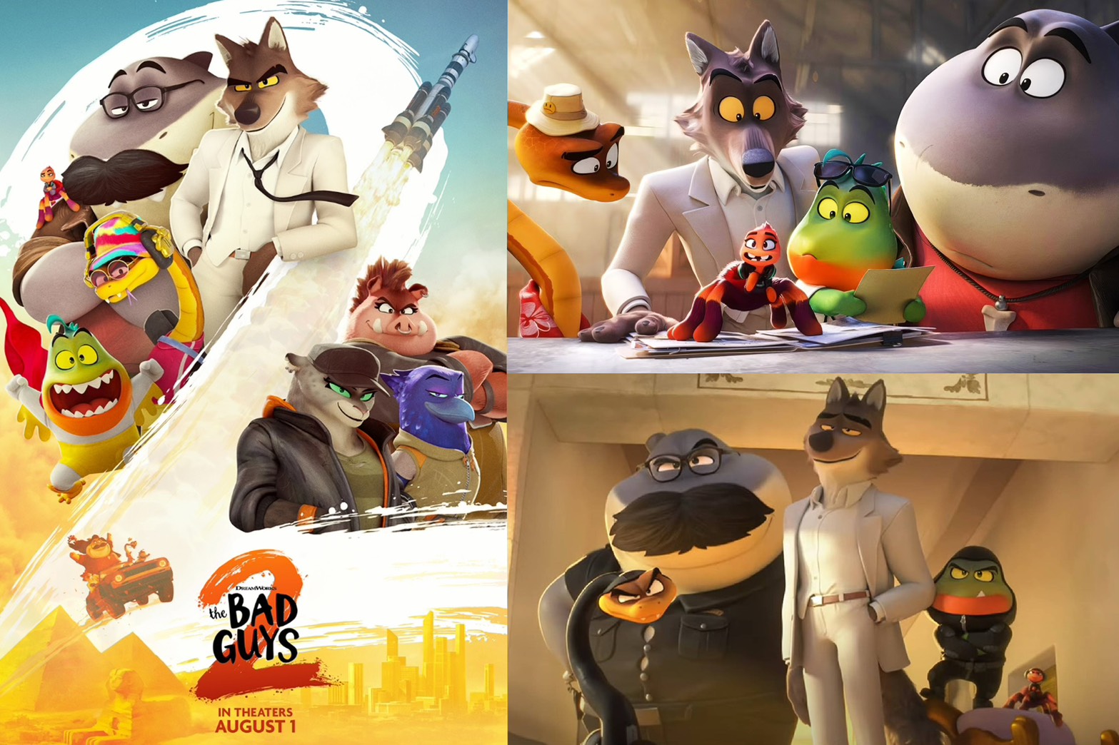 The Bad Guys 2 (2025) หนังการ์ตูนสนุกๆ ภาคต่อการผจญภัยของแก๊งค์สัตว์ร้ายที่พยายามทำดี