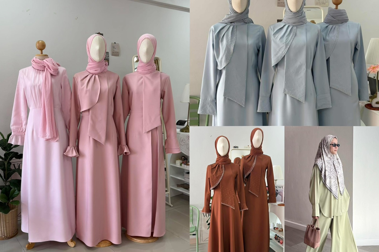 AFTERNOON DRESS ร้านเช่าชุดเพื่อนเจ้าสาวมุสลิม สไตล์เรียบหรูดูดีและทันสมัย
