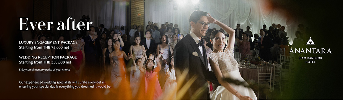 Wedding at Anantara Siam Bangkok Hotel ในงาน Thailand Weddinglist 2026