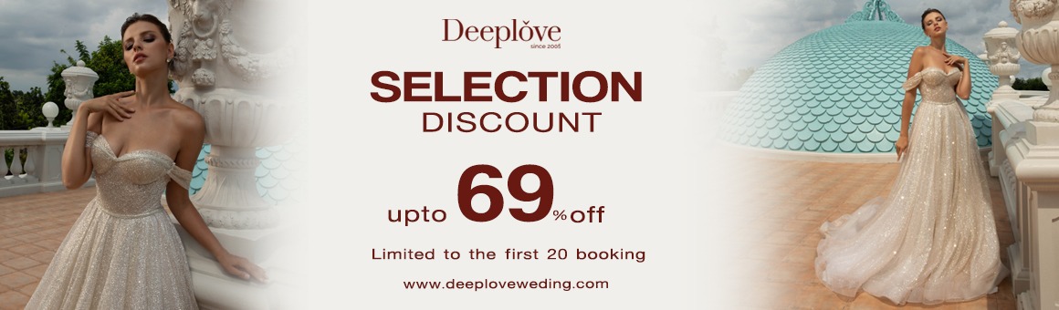 Selection discount up to 69% off. Limited to the first 20 booking from DeepLove
