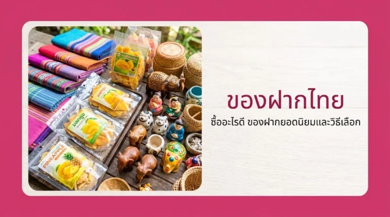 ของฝากไทย ซื้ออะไรดี รวมของฝากยอดนิยมและวิธีเลือกให้ถูกใจ อัปเดตล่าสุด