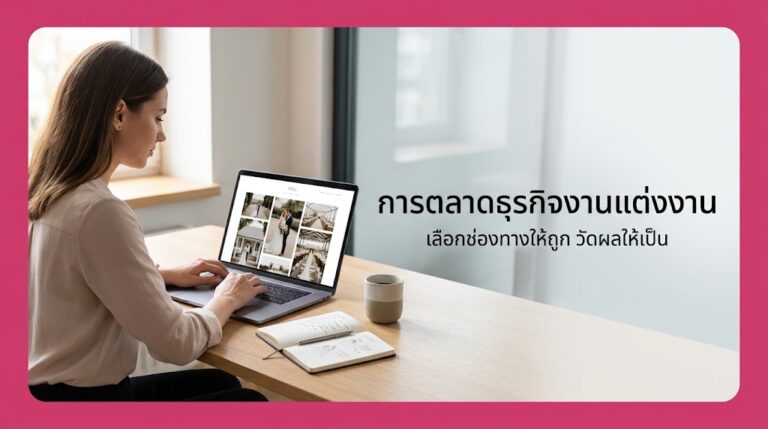 การตลาดธุรกิจงานแต่งงาน ทำอย่างไรให้ได้ลูกค้าจริง ปี 2026