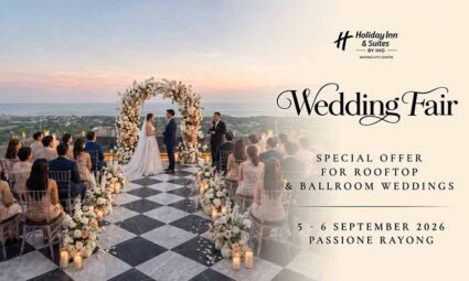 A Classic Love Story Begins Here งานแต่งงานที่ผสานความ คลาสสิก อบอุ่น ไว้อย่างลงตัว จากโรงแรม Holiday Inn & Suites Rayong City Centre