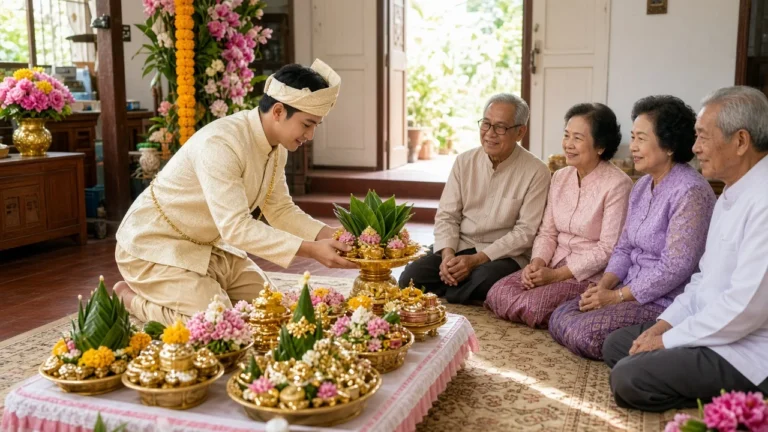 พิธีหมั้น มีขั้นตอนอะไรบ้าง ต้องเตรียมอะไร ใช้เวลาเท่าไหร่